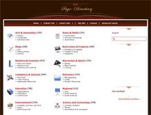 Tablet Screenshot of page-directory.com